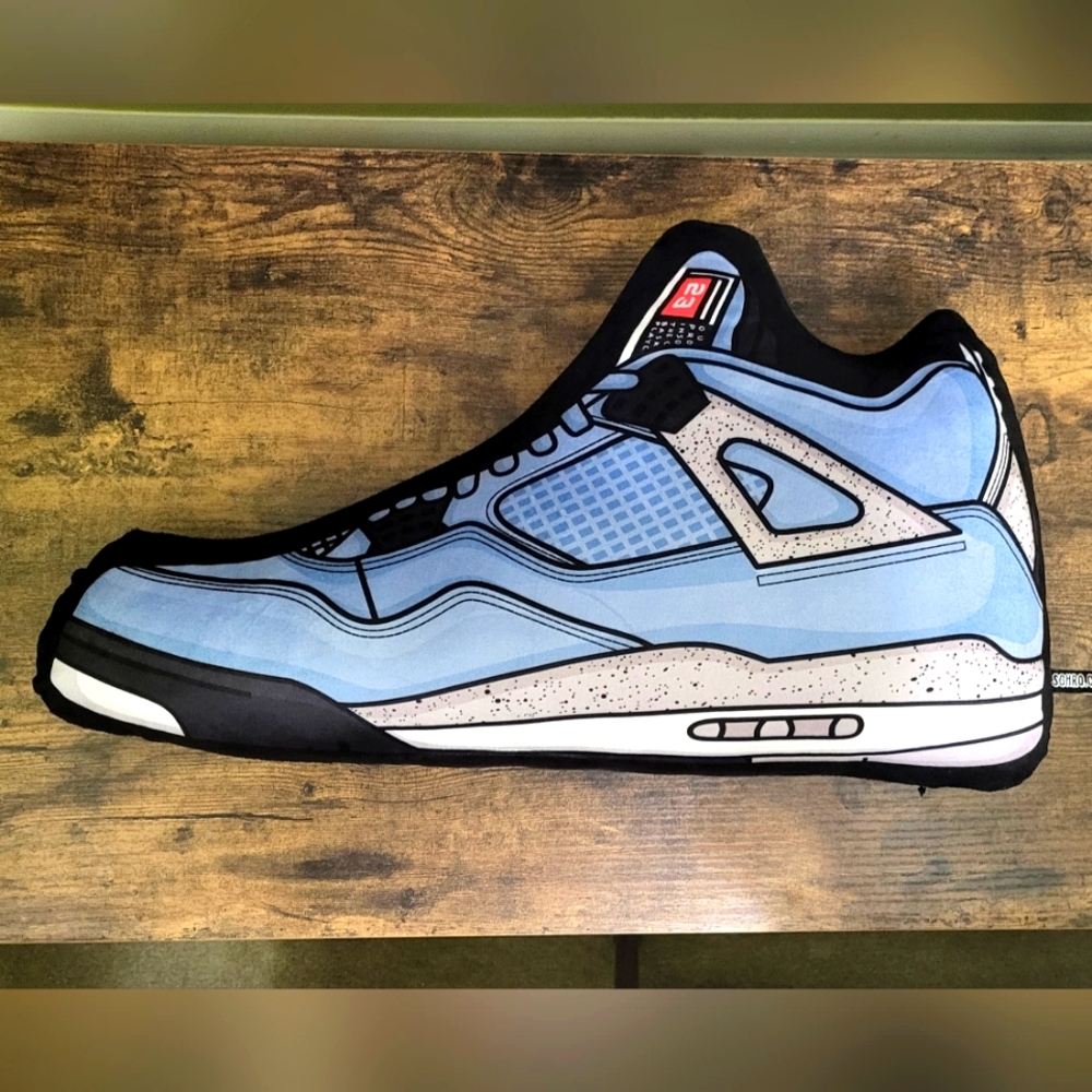 University Blue AJ4 Sneaker Pillow